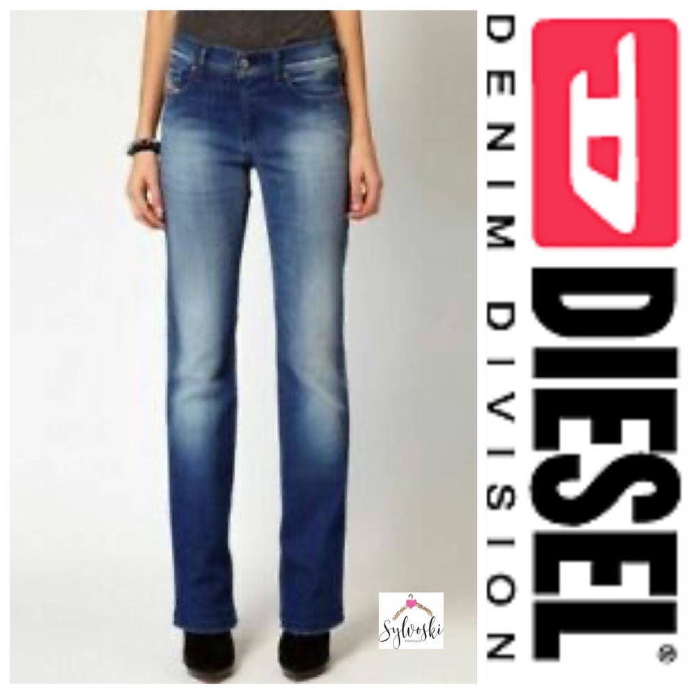 🔥 Diesel Women's Bootzee Bootcut Leg Jeans - Picture 2 of 5